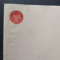 Kertas Segel Kuno Rp 50 Tahun 1977 Dobel