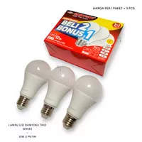 Lampu Led Shinyoku 12 Watt Trio Series ( Beli 2 Bonus Gratis 1 )