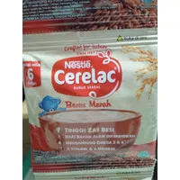 NESTLE CERELAC BERAS MERAH BUBUR SEREAL BAYI SACHET 20GR I BUBUR MPASI