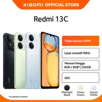 Official Xiaomi Redmi 13C | Tiga kamera AI 50 MP 16 GB RAM* Layar Dot 