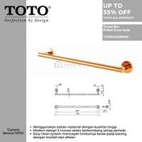 Towel Bar TOTO TX701AES#PRG Polish Rose Gold / Rak Handuk TOTO