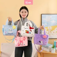 Sling bag boneka sanrio lucu/ Tas korea shoulder bag kuromi