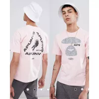 BAPE AAPE A Bathing Ape Big UNVS Universe Pink Tshirt - ORI