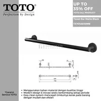 Towel Bar TOTO TX701AES#MB Matte Black / Rak Handuk Matte Black TOTO