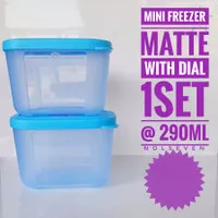 Mini freezermate with dial tupperware biru