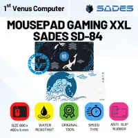 MOUSEPAD GAMING XXL SADES SD-84 SPEED TYPE /SADES SD84 MOUSEPAD GAMING