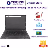 TRIPLEDI Case Samsung Tab S9 FE 10.9 2023 SM-X516B Keyboard Stylus Pen