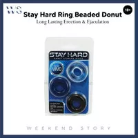 COCK RING STAY HARD DONUT - Cincin Delay Pria Silikon ORIGINAL ASLI