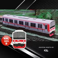 Miniatur Kereta Api Indonesia Mainan Seri KRL Commuter Line 01