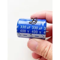 ELCO 330UF 400V (1 BUAH) KAPASITOR CAPACITOR ELCO KAPASITOR ELKO KAPAS