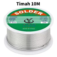 Timah Solder yosinogawa Wire 63/37 2%Flux Reel Tube Tin Lead Rosin 10M