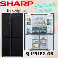 SHARP REFRIGERATOR MULTI DOOR SJ-IF91PG-GB 639 liter QUEEN SERIES