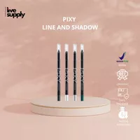 PIXY Line and Shadow Eyeliner Eyeshadow Pencil | BLACK | WHITE | GREEN