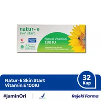 Natur-E 100 IU Isi 32 Kapsul Lunak - NaturE Vitamin Vit E 100IU Hijau