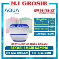 MESIN CUCI AQUA JAPAN QW781XT 7KG 2 TABUNG 781XT 7 KG 781 HIJAB SERIES