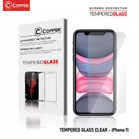 iPhone 11 - COPPER TEMPERED GLASS FULL CLEAR