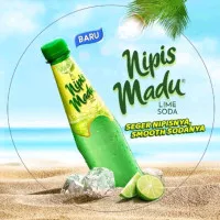 NIPIS MADU 330 ML LIME SODA MINUMAN BERKARBONASI JERUK