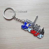 gantungan kunci menara eiffel tower keychain souvenir paris prancis