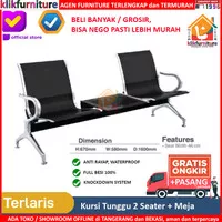 Kursi Tunggu Stainless 2in1 205