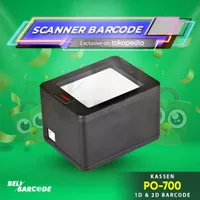 Scanner Barcode Kassen PO-700 Scanner Duduk 2D QR Code E-Faktur USB