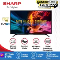 TV LED SHARP 50 Inch 2T-C50AD1i Full HD DVB-T2 Digital TV Garansi 5TH