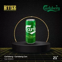Bir Carlsberg Can Kaleng Danish Beer 5% 500ml - Booze Surabaya