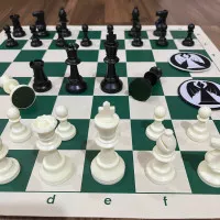 Tournament Standard Club Chess Pieces (9.8 cm King) x SuperBishop