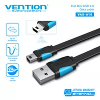 Vention Kabel Data Mini 5 pin USB 2.0 - Hitam