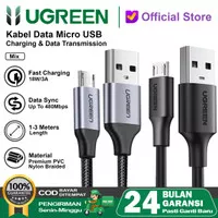 Kabel Data Micro USB 18W UGREEN Fast Charging Premium Braided