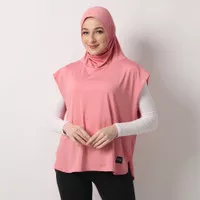 HIA Everywear Ayessa Sport Hijab Antem Slim Spandex Premium Dusty Pink