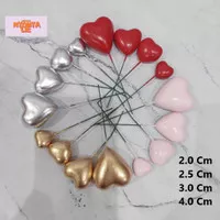 CTH03 Cake Topper Bola Heart Hati Love Hiasan Dekorasi Kue Tart Ultah