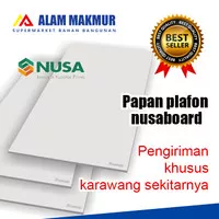 NUSA board 3,5 mm ukuran 122cm X 244cm papan semen