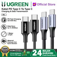 Kabel Data UGREEN USB Type C To Type C PD 5A 100W Fast Charging