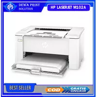 printer hp LaserJet pro m102a plus toner siap pakai