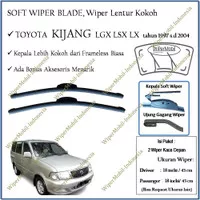 Wiper Kaca Mobil Kijang LGX 1997 1998 1999 2000 2001 Frameless