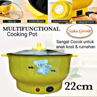 Panci Listrik 22cm - (Hot Pot) Panci Elektrik - Panci Serbaguna