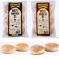 BERNARDI Roti Burger Bun Polos isi 6pcs 300g