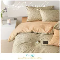 1 BEDCOVER SET UK 180X200 T40 KATUN JEPANG PREMIUM