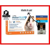 Revolution Plus Orange Cat Adult 2.6-5kg obat tetes kutu kucing repack