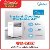 AC Portable Midea MPHA-05CRN7 1/2 PK MPHA 05CRN7 0,5PK