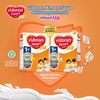 Vidoran Xmart Soya 1+ Madu 350gr Susu Formula Soya