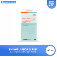 RHINOS JUNIOR SIRUP 60 ml | Obat Flu Anak Bayi