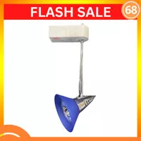 FLASH SALE!! kap lampu rell fitting mr16 track light halogen 50 watt