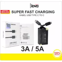 Kabel Data Samsung Original USB Type C To C Super Fast Charging 3A/5A