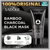 Sadoer Masker Komedo / Masker Arang Black Mask Ampuh Mengangkat Komedo