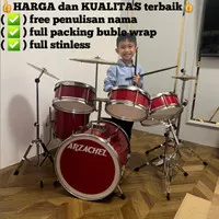 Drum anak full set STAINLESS/ Drum mini anak lengkap untuk belajar