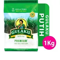 Gulaku kemasan 1kg Gulaku Premium 1kg merupakan gula putih bersih