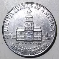 Uang koin kuno America Half Dollar Liberty 1776-1976 Tp 1265
