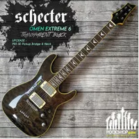 Schecter Omen Extreme 6 STBLK - See Thru Black