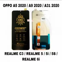 LCD Oppo A5 2020/A9 2020/A31 2020/ A8/A11/Realme 5 /5i /5S /C3 /6i
